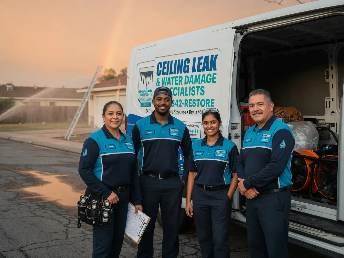 Ceiling Leak Cleanup company in Clear Lake, WI