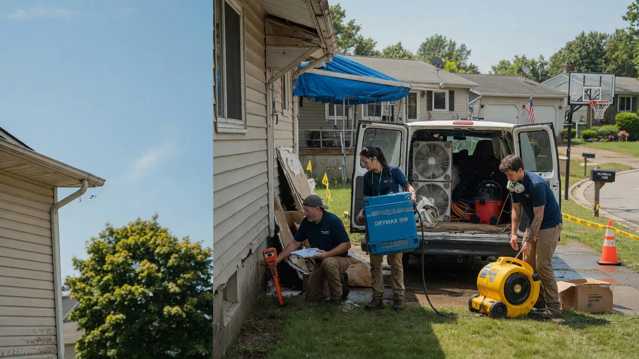 Ceiling Leak Cleanup in Clear Lake, WI near me