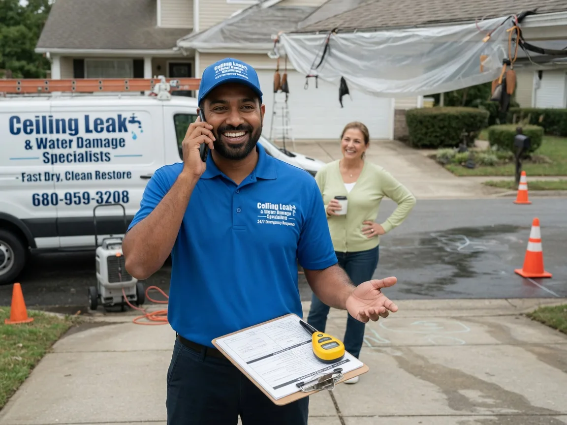 Ceiling Leak Cleanup Clear Lake, WI FAQs